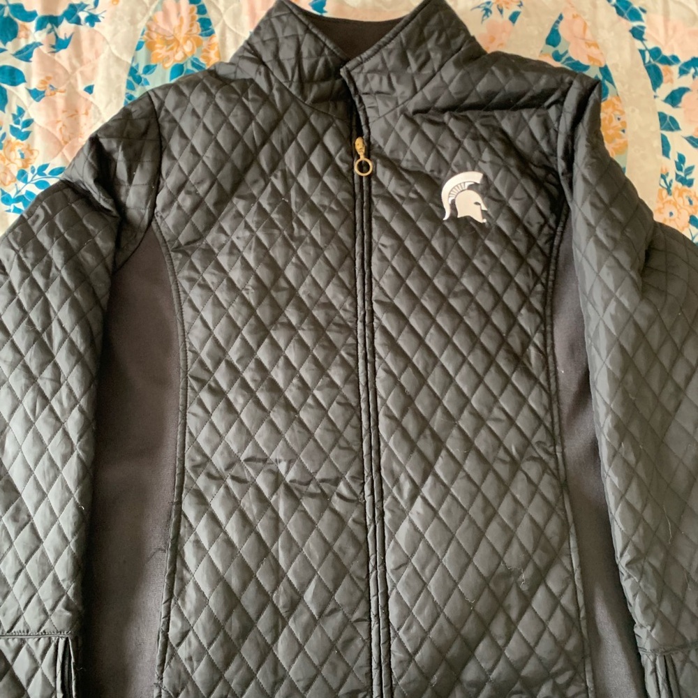 Black Michigan State University Jacket